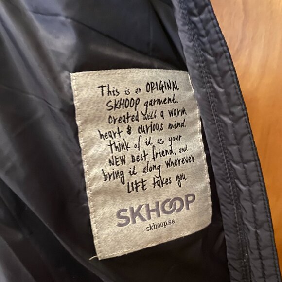 Skhoop of Scandinavia Osa Down Vest Women's XS Black Hip Length Zipper Hood - Picture 6 of 15